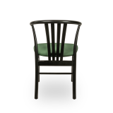 Dřevěné restaurační židle SCANDI Černá