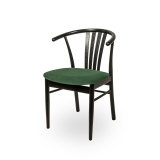 Dřevěná restaurační židle SCANDI Černá