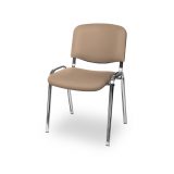Konferenční židle ISO STANDARD CR T0046 béžová EKO-KŮŽE