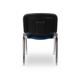 Konferenční židle ISO STANDARD CR T0202 modrý EKO-KŮŽE