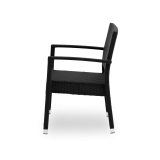 Technoratanová židle LEONARDO černá