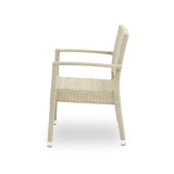 Technoratanová židle LEONARDO ivory
