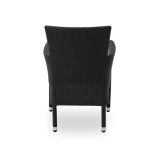 Technoratanová židle LORENZO černá