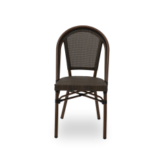 Technoratanová židle MATTEO hnědá