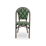 Technoratanová židle MATTEO zelená