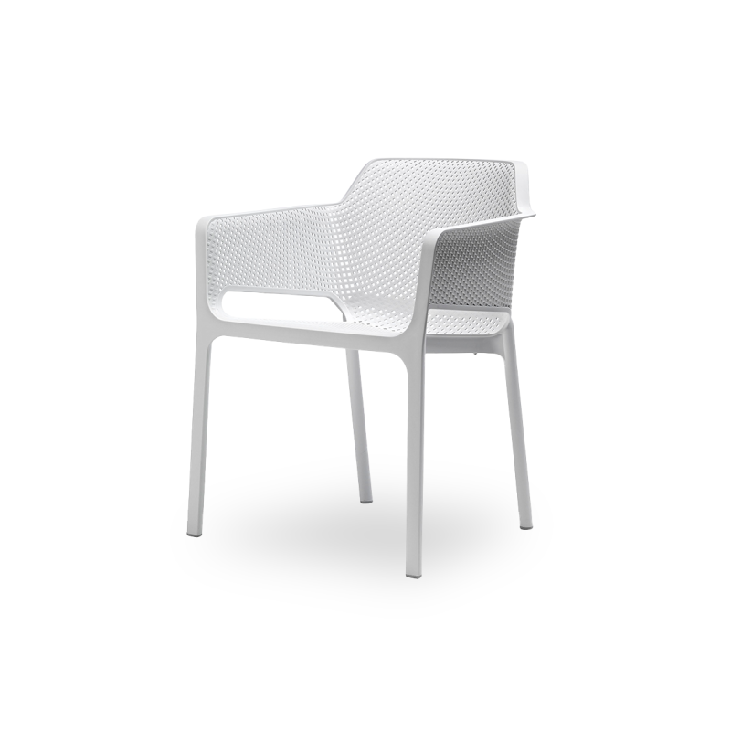 Židle pro pivní zahrádky NARDI NET bianco