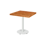 Bistro Stôl ALFA R bílá Dyhovany dosky