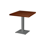 Bistro Stôl ALFA S šedá Dyhovany dosky