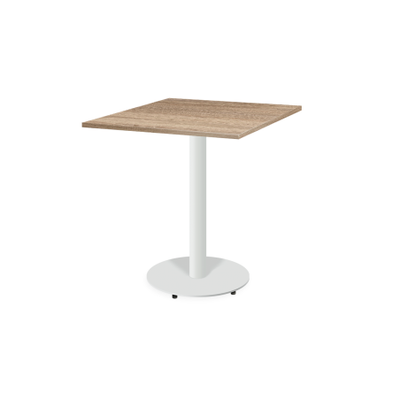 Bistro Stôl ALFA R bílá Laminované dosky