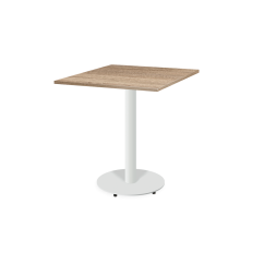 Bistro Stôl ALFA R bílá Laminované dosky