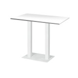Bistro Stôl ALFA BAR DUO bílá Laminované dosky