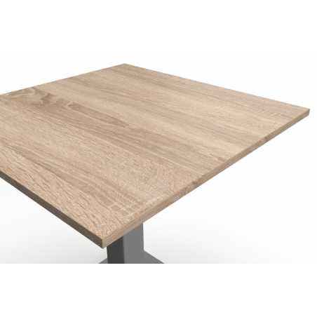 Bistro Stôl ALFA S šedá Laminované dosky