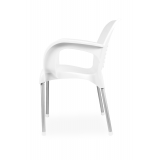 Židle pro pivní zahrádky BISTRO bílá