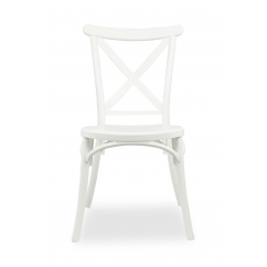 Svatební židle CROSS-BACK FIORINI Bílý