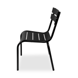 Židle pro pivní zahrádky LYON inspirovaná LUXEMBOURG  černá