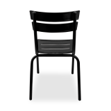 Židle pro pivní zahrádky LYON inspirovaná LUXEMBOURG  černá
