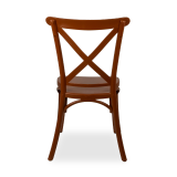 Svatební židle CROSS-BACK FIORINI Hnědý