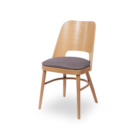 Dřevěná restaurační židle SHELL TAP