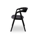 Dřevěná restaurační židle FUTURA černá