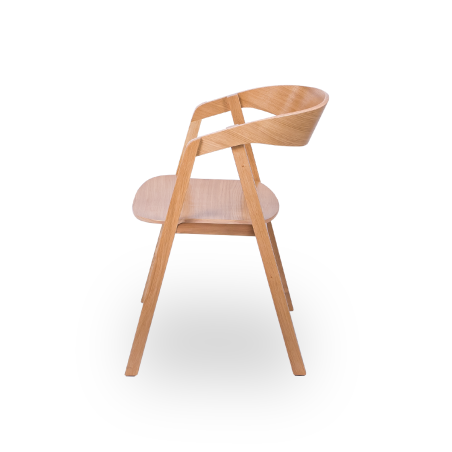 Dřevěná restaurační židle FUTURA dub