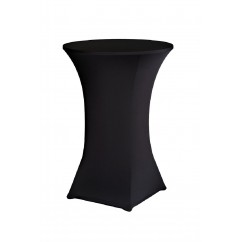 Elastický návlek na stůl FLEX K 240 (fi 83 cm) Černá
