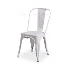 Barová židle PARIS inspirovaná TOLIX bílý
