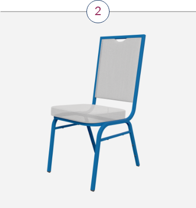 Vyberte si barvu rámu židle